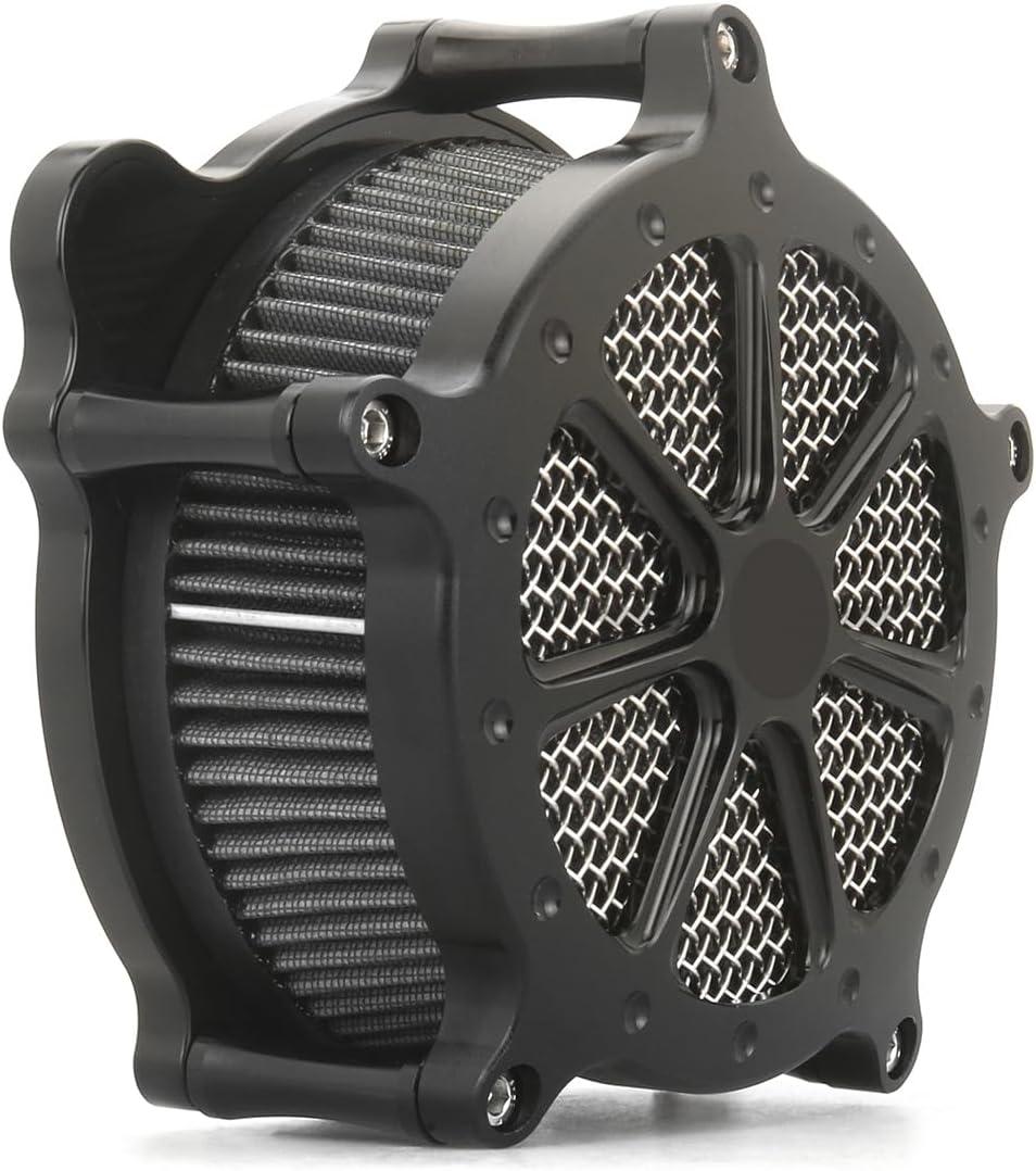 For harley air cleaner filter Sportster Softail Touring street road king glide Dyna for harley davidson air intake filters (Black Speed 7 style -gray filter, A-For Sportster XL models)