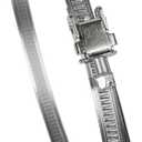 6" Inch Ducting Clamp - 10 Pieces of Adjustable Stainless Steel Duct Hose Clamps with Worm Gear - Wide Diameter Range Fastener for Flexible Ducting (Pack of 10)