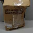 Electric Heated Blanket 72"x84" Full Size Flannel & Sherpa - 4 Heat Settings & 10H Auto Shut Off for Safe Overnight Use, Fast Heating, Machine Washable for Bed, Couch, Office - Dark Blue