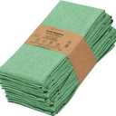 Ruvanti Cloth Napkins Set of 12, 18x18 Reusable Napkins Cloth Washable, Soft & Durable Table Napkin, Poly Cotton Fabric Dinner Napkins for Parties, Christmas, Thanksgiving, Weddings - Amazon