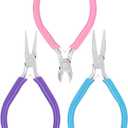 Shynek 3pcs Jewelry Making Plier Tools with Needle/Chain/Round Nose Pliers and Wire Cutter for Jewelry Repair, Wire Wrapping, Crafts, Jewelry Making Supplies