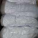 Trlyc 100 Pcs Spandex Chair Covers for Dining Chairs Stretch Polyester Dining Chairs Slipcovers for Wedding Party Decor Banquet Flat-Front Chair Cover (White)