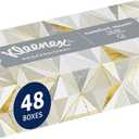 Kleenex Professional Facial Tissue, Bulk (21606), 2-Ply, White, Flat Boxed Format, Designed for Business (125 Tissues/Box, 48 Boxes, 6,000 Sheets/Case) (Box Color: Cream)