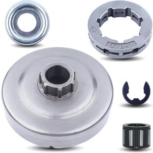AUMEL 1128 007 1000 Clutch Sprocket Drum Rim Washer Bearing Clip Kit For Stihl MS361 044 046 MS440 MS460 chainsaw part.