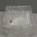 4PCS Buffet Risers Display Stands with 4PCS Mini Signs, Acrylic Cube Display Risers with Hollow Bottom, 1 Set (6, 6.5, 7, 8)" (Transparent, 1 Set ( 6'',6.5'',7'',8'' ))