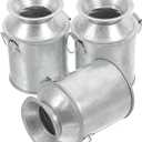 Yardwe 3Pcs Mini Milk Jug Vases, Small Metal Buckets for Crafts, Iron Flower Pots for Succulents, Vintage Decorative Miniature Cans for Home Decor, 2.36x1.77x1.57in