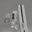 SUPOIX Band with Case Compatible for Samsung Galaxy Watch 8/7/6 40mm 44mm, 20mm Women Bling Replacement Strap & PC Protective Bumper Face Cover for Galaxy Watch 8/7/6 (Size Optional) (Silver)