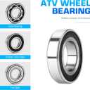Rear Left CV Axle & Wheel Bearing Kit for Yamaha Rhino 450/660 4X4 2006 2007 2008 2009, Rhino 700 FI 2008-2013, 1 CV Axle and 1 Wheel Bearing