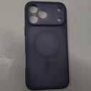 TOCOL for 17 Pro Max Case, Built-in Magnetic Ring, Compatible with Magsafe, Translucent Matte Phone Case for 17 ProMax 6.9 inch (Dark Blue)