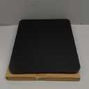 Appliance Slider 360 Rolling Tray for Coffee Maker Bamboo Coffee Pot Slider Tray Countertop Rotation Sliding Tray with Wheels, Small Appliances Mat Easily from Under the Cabinet Black(13.9"11.6")