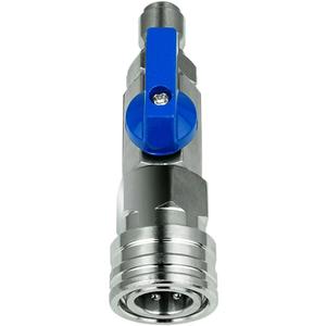 High Pressure Washer Ball Valve Kit 3/8 NPT Quick Connector 4500 PSI for Power Washer Hose