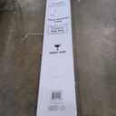 Ideal Pet Products Aluminum Pet Patio Door, Adjustable Height 77-5/8" to 80-3/8", 7" x 11-1/4" Flap Size, White