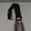 WEEYUM Rotating Blow Dryer Brush - Spin Hair Dryer with 2 Interchangeable Brushes (1.5" & 2"), 3-in-1 Hot Air Spin Brush Set for Hair Volumizing/Drying/Straightening/Curling