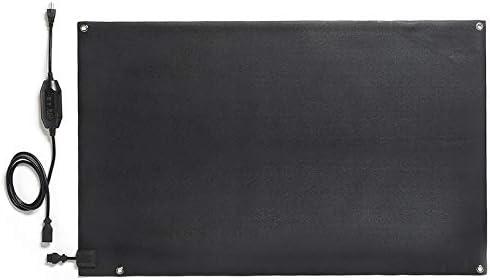 HeatTrak Heated Snow Melting Mats for Entrances - Heated Outdoor Mats - Electric Snow Melting Mats for Winter Snow Removal - Trusted Snow and Ice Melt Products - No-Slip Heated Door Mats (30 x 48")