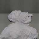 Obstal 8Ft Stretch White Spandex Table Cover for Standard Folding Tables - 2 Pack Universal Rectangular Fitted Tablecloth for Party, Banquet, Events, Trade Show (White, 96L x 30W x 30H Inches)