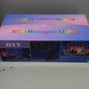 25Pack RGB Hexagon LED Lights, 358 Modes Dimmable Speed Adjustable DIY Color Changing Wall Garage Lights, Modular Panels for Gaming Room Bedroom Decor