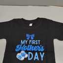 Habudda Baby Mother's Day T-Shirt Infant Bodysuit My 1st Mothers Day Baby Boy Girl Outfit Newborn Onesize Sleeve Tee, 0-2T, Soft Cotton