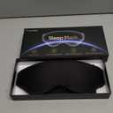 Fygrip 3D Eye Mask Sleep Mask for Men & Women, 100% Pressure-Free & Light Block-Out Eye Mask for Sleep with Easy Adjustable Strap, Night Eye Cover for Travel, Black