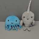Narwhal and Jelly Plush Set: 14 and 7 W/Tentacles
