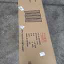 Roundhill Furniture Oriental Shoji 4 Panel Screen Room Divider, Cherry