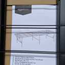 Amazon Basics Foldable Metal Platform Bed Frame with Storage, Sturdy Steel, No Box Spring Needed, 18 Inches High, Tool-Free Easy Assembly, Noise-Free, Queen Size, Black