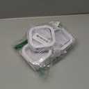 4pcs Hair Tie Organizer,Portable Travel Qtip Holder,Bathroom Storage Organizer Qtip Dispenser Cotton Swabs Dispenser Kids Hair Accessory Box with Lid for Bathroom,Desktop Organizer(4 Pcs White)