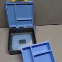 Chill Bento Lunch Box for Kids Adult,Bento Box with Ice Pack,Leak Proof 3-Compartment Lunch Container Kids, Ice Pack Detachable Lunch Box BPA Free, Microwave & Dishwasher Safe (Blue)