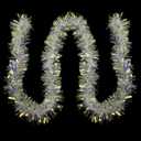 Decora White Tinsel Garland for Christmas Tree Decorations Wedding Birthday Party Supplies 19 Feet