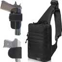 TECEUM Tactical Compact Sling Bag CCW for Everyday 10+ Styles Shoulder EDC Crossbody Bag for Concealed Carry of Handgun