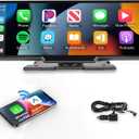 Podofo 10.26" Touchscreen Wireless Carplay Portable Car Stereo Android Auto, Car Play Navigation, Voice Control, Bluetooth/AUX/FM, Car Radio Receiver