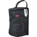 Lusso Gear Car Trash Can - 2.5-Gallon, Black, Round - Leak-Proof & Spill-Proof Lid & Waterproof Removable Liner - Hanging Car Trash Bin & Organizer for SUV, Truck & Minivan