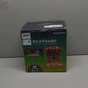 Smart Bird Feeder with Camera 2K Live Real-Time Alert AI Identify with 32G Card DIY Attachments Camera Bird Feeder Solar Powered Wireless Outdoor Birdwatching Gift for Birds Lover, Red