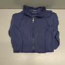 Trendy Queen Womens Lightweight Zip Up Jackets 2026 Athletic Workout Hoodies Spring Shirt Fitted Gym Clothes with Pocket (Small, Navyblue)