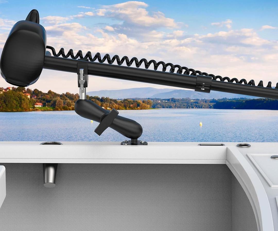 Heavy Duty Trolling Motor Stabilizer-Quick Release, for RAM Mount Trolling Motor Stabilizer, Versatrack, Lund, Lowe, Ranger Track Systems