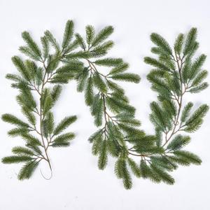 DearHouse 6Ft Artificial Christmas Pine Garland Winter Greenery Garland for Holiday Season Mantel Fireplace Table Runner Centerpiece Dcor (Dark Green)