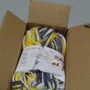 uxcell Cotton Blends Home Handmade Crochet Scarf Gloves Sweater Knitting Yarn Cord 50g Yellow Gray