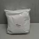 Guken White Linen Blackout Curtains 90 Inch Length 2 Panels Set for Living Room Bedroom Back Tab Thermal Insulated 100% Black Out Linen Drapes 90 Inches Long Pure White