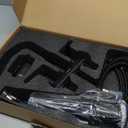 KENES Matte Black Centerset Bathroom Faucet with Pull Down Sprayer, 4 Inch 2 Handle Pull Out Bathroom Faucet 3 Hole, Bathroom Sink Faucet with Pop Up Drain & Supply Lines LJ-9059A-2