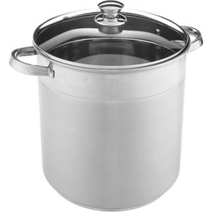 T-fal Specialty Stainless Steel Stockpot 12 Quart Oven Safe 350F Pots and Pans, Cookware Silver
