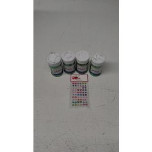 Glitter 4oz-Kelly Green 4 Pack, Stickers