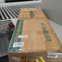 BOSRII Full Size Metal Bed Frame 18" with Vintage Iron Headboard Heavy Duty