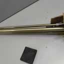 Double Curtain Rods 72-144 Inches for Windows, 1 Inch Diameter Adjustable Heavy Duty Drapery Rod with Aluminum Alloy Brackets and Finials, Modern Stylish Dual Curtains Rod, Antique Bronze