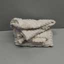 MIULEE Pack of 2 Corduroy Decorative Throw Pillow Covers 18x18 Inch Soft Boho Striped Pillow Covers Modern Farmhouse Home Decor for Sofa Living Room Couch Bed Cream White