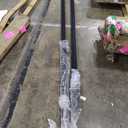 BLIKA 2Pack 8FT Stainless Steel Cable Railing Handrail, Black Rectangular Handrail Flat Top Rail with End Caps for Deck Stair Cable Railing System, Deck Hand Rails for Indoor/Outdoor, BL01-T