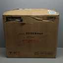 Yaheetech PU Leather Accent Chair, Mid-Century Modern Armchair with Solid Wood Legs, Reading Leisure Chair with High Back for Living Room Bedroom Waiting Room, Brown