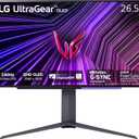 LG 27GS95QE 27-inch Ultragear OLED Gaming Monitor QHD 1440p 240Hz 0.03ms DisplayHDR True Black 400 AMD FreeSync Premium Pro NVIDIA G-Sync HDMI 2.1 DisplayPort Tilt/Height/Swivel Stand Black