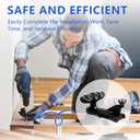 Hideaway Hidden Fastener Installation Tool, Compatible with Trex Hidden Fasteners, Installing Decking Boards Hidden Fastener in One Step, Included Star Drive Bit. Fast&efficient Installation Decking.