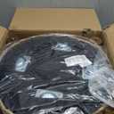 Cpintltr Round Ottoman Natural Seagrass Footstool Hand Weave Water Hyacinth Poufs Eco Friendly Sofa Foot Stool Soft Step Stool Padded Foot Rest with Pine Legs for Living Room (Natural)