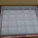 MACOPRO 17 QT Plastic Storage Box with Removable Tray, Bins with Lids, Clear Storage Container for Craft Supplies, Beads, Tools, Sewing, and Playdoh Organization (White, 1Pack-17QT)