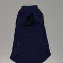 SUNFURA Turtleneck Sweater for Cat, Sphynx Cats Shirt Hairless Cat Sweaters with Sleeves, Warm and Soft Kitten Pullover Fleece Winter Pajamas Jumpsuit for Puppy Cats, Navy Blue, Size M